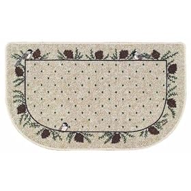 Bacova Guild 01837 Chickadee Border Berber Hearth Rug