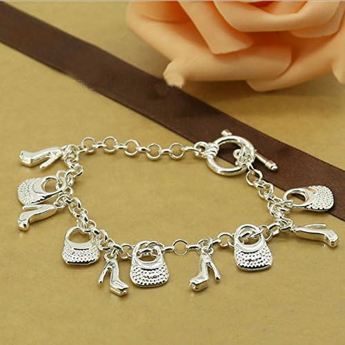 Laoonw Doinshop New Useful Cute Nice Personality Women Silvering Fashion Jewelry Charm 13 Pendants Bracelet