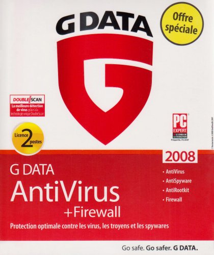 G data antivirus + firewall 2008 (2 Postes)