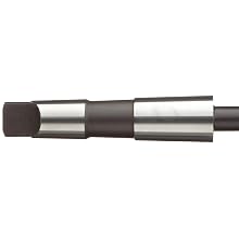 Alvord Polk 627-2 High-Speed Steel Bridge Reamer, Left Hand Spiral Flute, #3 Morse Taper Shank, Uncoated (Bright) Finish, Size 1 Inch