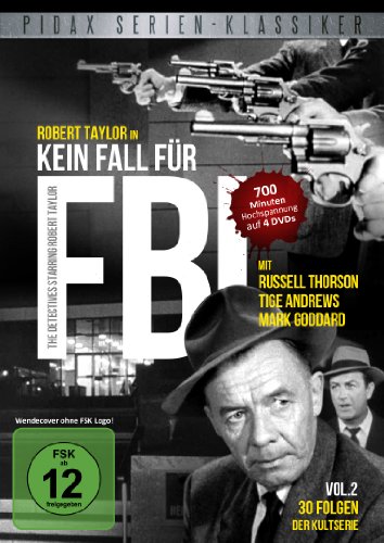 Produkt-Bild: Kein Fall f&uuml;r FBI - Vol. 2 (30 Folgen der legend&auml;ren Krimiserie mit Robert Taylor [4 DVDs]