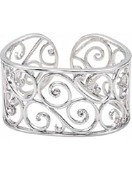 Sterling Diamond Cuff Bracelet - 0.50 Ct. -- LIFETIME WARRANTY