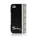ABC Black Fashion Girl Woman Fresh Sweet Cute Flip Wallet Leather Case Cover for Iphone 4 4s 4g