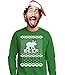 TeeStars - Bear + Deer = BEER Ugly Christmas Sweater Funny Sweatshirt
