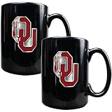Oklahoma Sooners 15oz Ceramic Mug Set