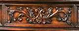 Hillsdale Heritage Carved Two Door Cabinet With Black Granite Top