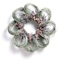 16" Bear Grass, Lavender & Wild Roses Wreath