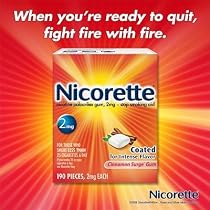 Nicorette Cinnamon Surge 2 mg Coated Gum-190 Count