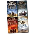 Conn Iggulden 4 Books Collection Set (Empire of Silver, Bones of the Hills: Genghis Khan 3,Wolf of the Plains (Conqueror 1) , Lords of the Bow (Conqueror 2))