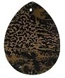 Paint Brush Jasper - Pear Shape - 35X45mm 1.5mm Hole - Set of 3