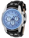Fossil - Sport Cuff Leather Watch - Black - CH2564