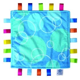 Little Taggies Color Blanket -Blue Bubbles