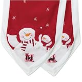 Nebraska Cornhuskers Snowman Table Runner