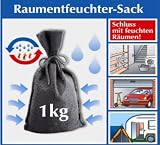 Produkt-Bild: Wenko 77799100 Raumentfeuchter-Sack - bis zum 850 ml Fl&uuml;ssigkeitsaufnahme, wiederverwendbar, 1 kg , 17 x 10 x 25 cm, anthrazit