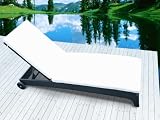POLY-RATTAN GARTEN-LIEGE/LIEGESTUHL 'Modell VENEZIA II'
