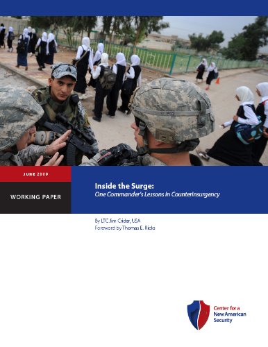 Inside the Surge: One Commanders Lessons in Counterinsurgency