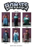 HOMIES SERIES 1 !!!! THE ORIGINAL SET OF HOMIES FIGURINES!!!! VERY RARE !!! ALL 6 FIGURINES