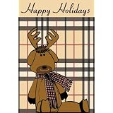 Reindeer Garden Flag Vinyl 12.5