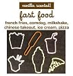 Stretchy Shapes Shaped Rubber Bands Bracelets 24Pack Fast Food