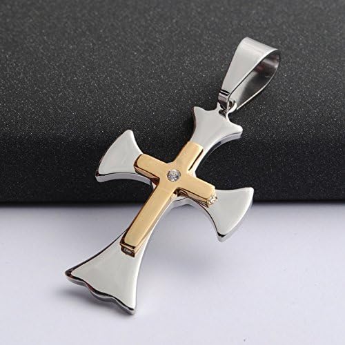 Jesus Christ Crucifix Cross Pendant Chain Necklace Type9