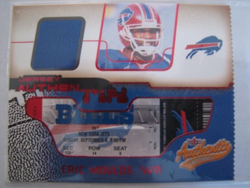 2002 Fleer Authentix Eric Moulds Bills GU Jersey Insert BV $10
