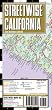 Streetwise California Map - Laminated State Road Map of California