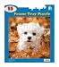 Search : Frame Tray Puzzle 25 Pieces 12X14-Autumn Puppy