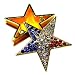 Objet D'Art Release #312 "Star Spangled Banner" USA Red, White and Blue Star Handmade Jeweled Metal & Enamel Trinket Box_s-4