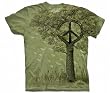 The Mountain Organic Peace Tree Adult T-shirt