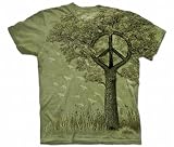 The Mountain Organic Peace Tree Adult T-shirt