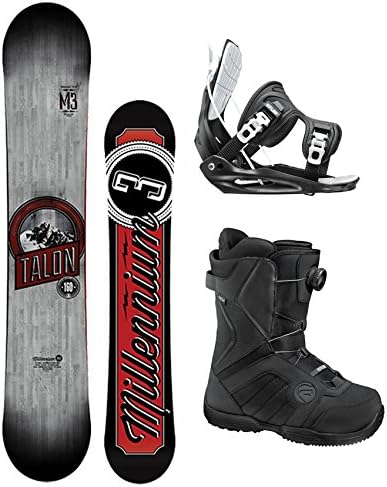 M3 Talon Men's Complete Snowboard Package with Flow Bindings and Flow BOA Boots - BOARD SIZE 160