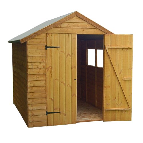 you will satisfied with 8 x 6 Overlap Premium Double Door Apex Shed