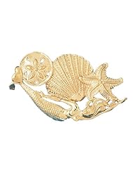 CleverEves 14K Gold Pendant Dolphin, Sand Dollar, Starfish, and Shell 18.3 - Gram(s)