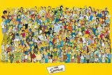 Matt Groening Poster / Kunstdruck Simpsons full cast 93 x 62 cm