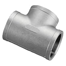 Stainless Steel 316 Cast Pipe Fitting, Tee, Class 150, NPT Female