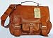 Cartable Cuir Vintage - Retro Sac cuir bandoulière signé Paul Marius Collection