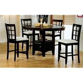 Sunburst Counter Height Dining Pub Table Barstools Set by AtHomeMart