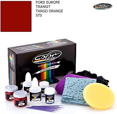 FORD EUROPE TRANSIT / TANGO ORANGE - STS / COLOR N DRIVE TOUCH UP PAINT SYSTEM FOR PAINT CHIPS AND SCRATCHES / PLUS PACK
