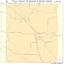 Street & Road Map of Hodges, Alabama AL - Printed poster size wall atlas of your home town