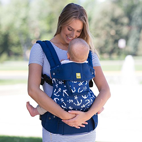LILLEbaby Complete Original 6in1 Baby Carrier Navy w/ Anchors