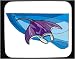 Mouse Pad with manta, aquatic, animal, ray