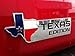 Chevy Truck Texas Flag Emblem Emblem - 2 Piece (Chrome)