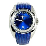 Chronotech Men's CT.7704M/13 Oblo Blue Leather Watch
