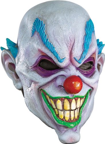 Adult Very Scary High Quality Vinyl Clown Costume Mask