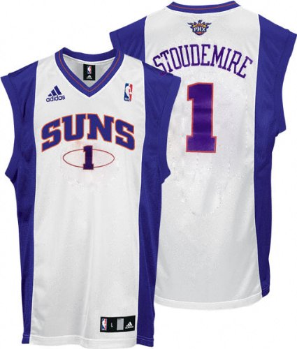 Amar'e Stoudemire Youth Jersey: adidas White Replica #1 Phoenix Suns Jersey