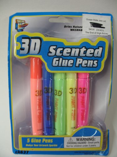 Childrens Toyshop  Toys : 3D Scented Glue Pens