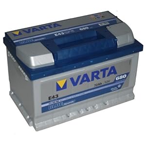 VARTA E43 Blue Dynamic / Autobatterie / Batterie 72Ah