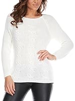 Fleur Bleue Jersey Picasso (Blanco)