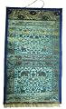 Indian Regional Folk Art A Traditional Hand Woven Wall Decorative Tapestry With Intricate Ethnic Designs and Depictions Of a Peacock Hand Woven In Silk Beautiful Home Decor Birthday Gift Idea For Her or Him - 24 * 10.5 Inches