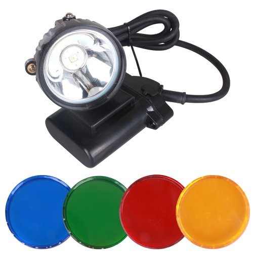 Kohree® 5W LED 2-Mode Camping Hunting Headlamp Multi-color Light with 4 Optical Filters 6600mAh Waterproof & Explosion Proof for Hog Deer Coon Coyote Hunting